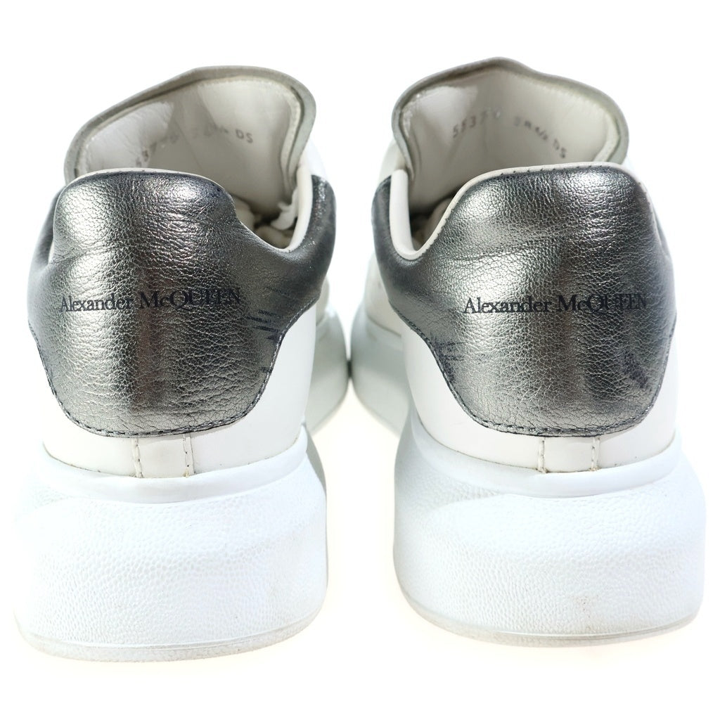 Alexander McQueen(アレキサンダーマックイーン) ロゴ レザーローカットスニーカー ホワイト
