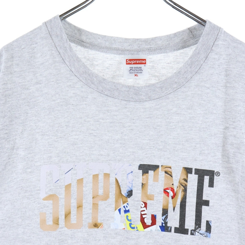SUPREME(シュプリーム) 24AW Tera Patrick Tee テラパトリック ロゴプリント 半袖Tシャツ カットソー グレー