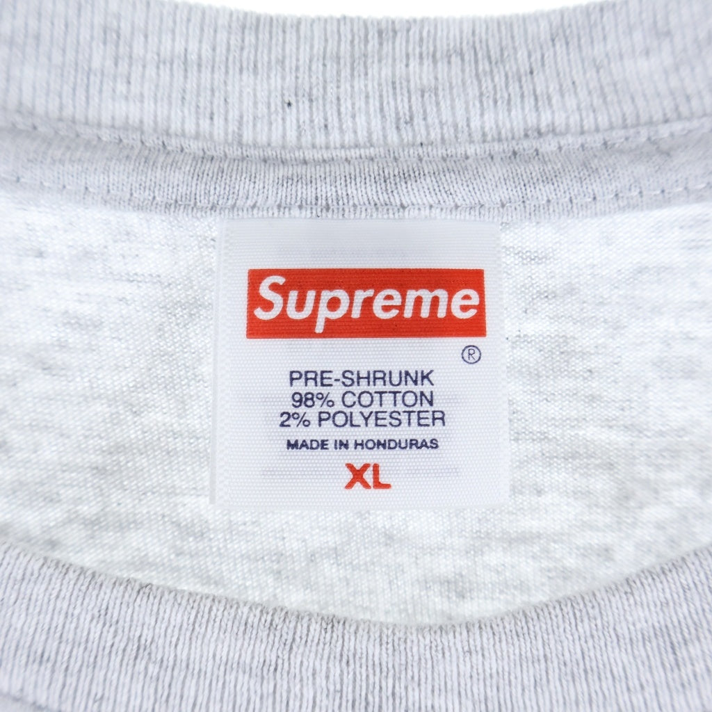 SUPREME(シュプリーム) 24AW Tera Patrick Tee テラパトリック ロゴプリント 半袖Tシャツ カットソー グレー