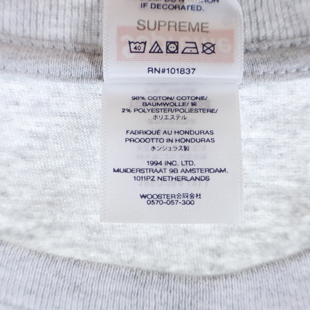 SUPREME(シュプリーム) 24AW Tera Patrick Tee テラパトリック ロゴプリント 半袖Tシャツ カットソー グレー