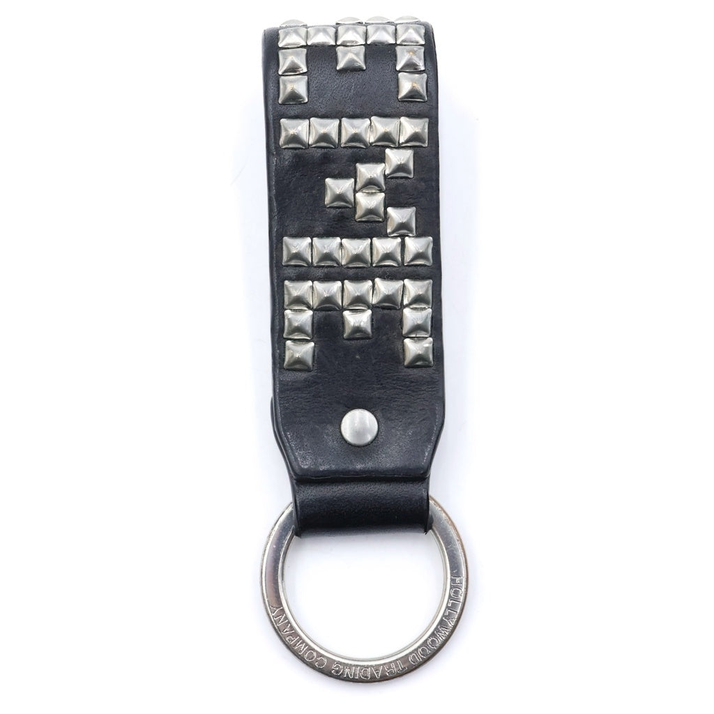 SUPREME(シュプリーム) 23SS ×HTC Hollywood Trading Company Studded Keychein スタッズ レザー キーチェーン キーホルダー ブラック