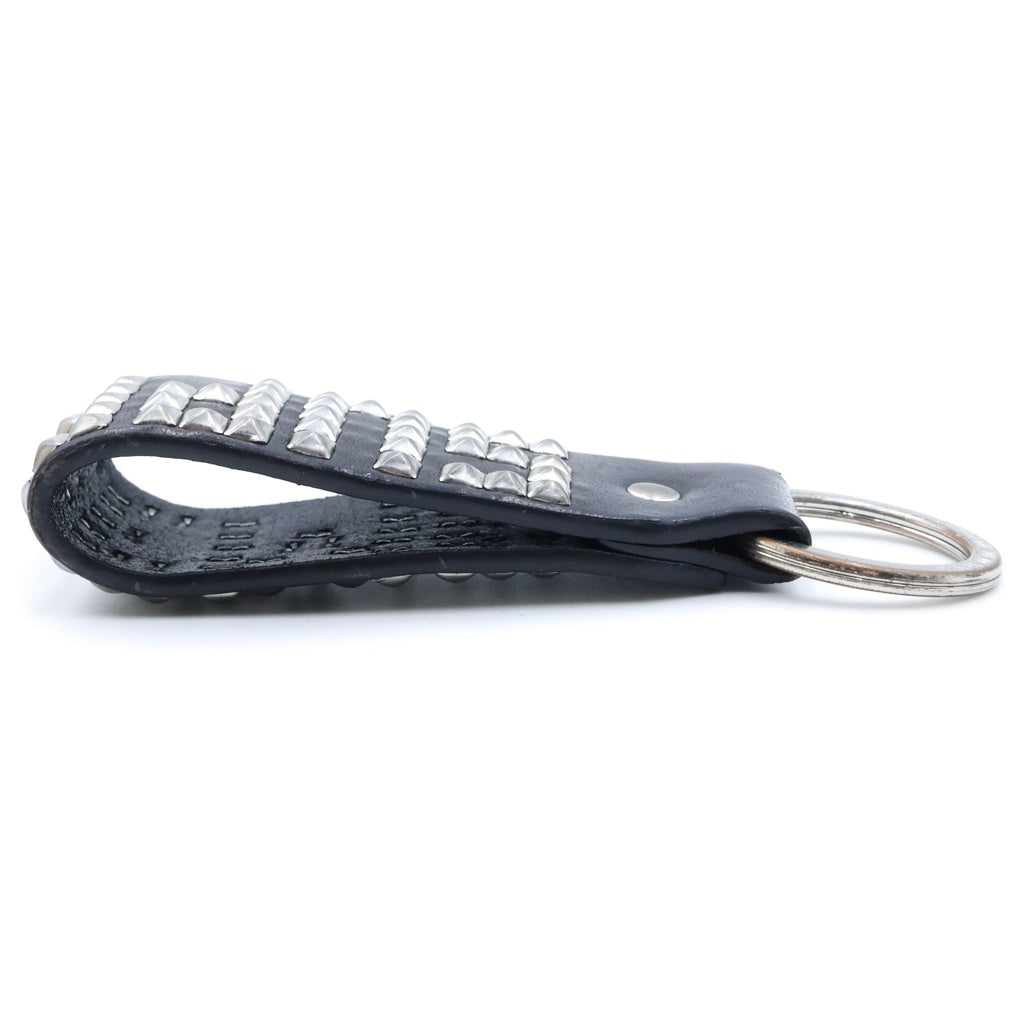 SUPREME(シュプリーム) 23SS ×HTC Hollywood Trading Company Studded Keychein スタッズ レザー キーチェーン キーホルダー ブラック