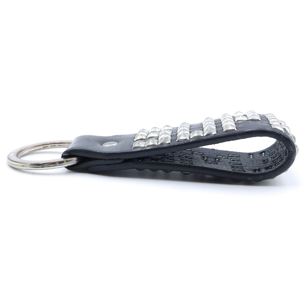 SUPREME(シュプリーム) 23SS ×HTC Hollywood Trading Company Studded Keychein スタッズ レザー キーチェーン キーホルダー ブラック