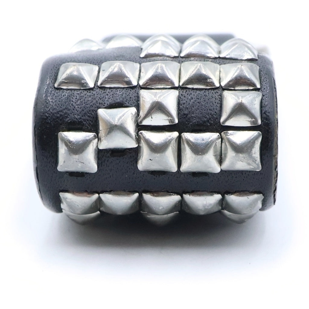 SUPREME(シュプリーム) 23SS ×HTC Hollywood Trading Company Studded Keychein スタッズ レザー キーチェーン キーホルダー ブラック