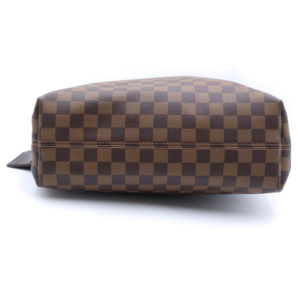 LOUIS VUITTON(ルイヴィトン) ダミエ グレースフルPM ワンショルダーバッグ ブラウン レザー×PVC N44044 ゴールド金具 レディース