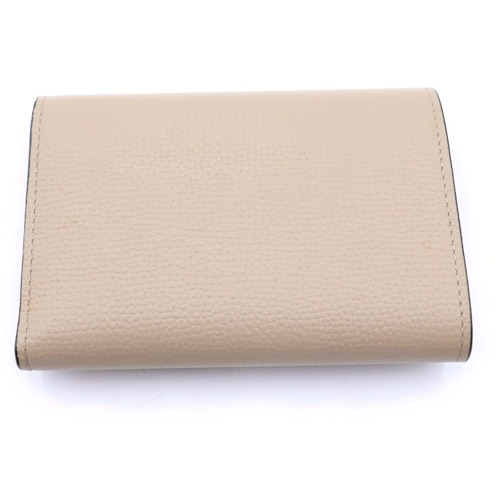 LOEWE(ロエベ) アナグラム トライフォールド ウォレット コンパクトウォレット 財布 ベージュ レザー C821L57X01 2150 レディース