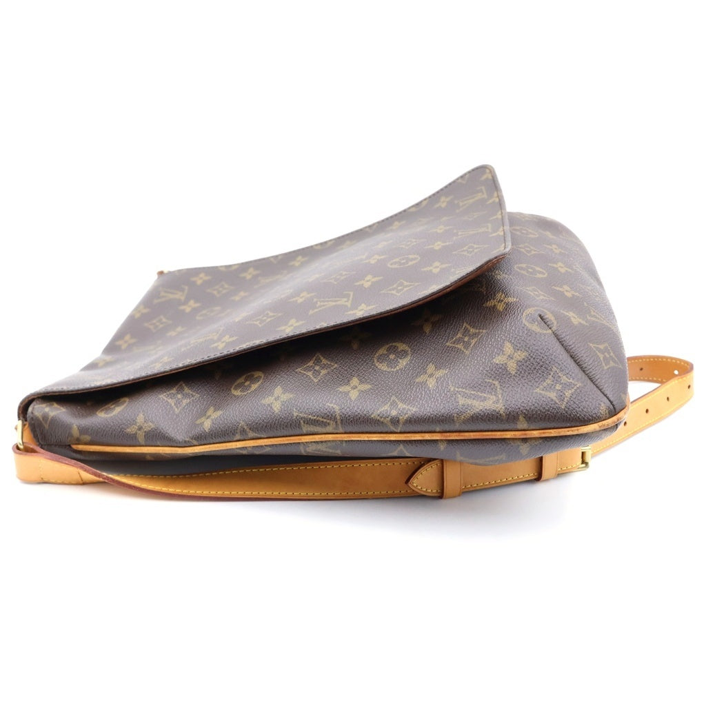 LOUIS VUITTON(ルイヴィトン) モノグラム ミュゼット PVC レザー ショルダーバッグ ブラウン M51256 レディース