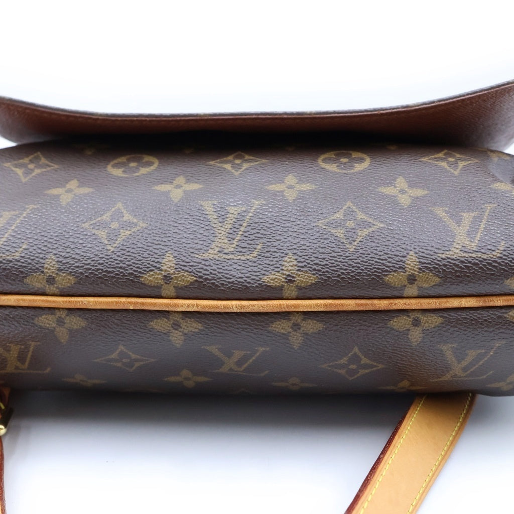 LOUIS VUITTON(ルイヴィトン) モノグラム ミュゼット PVC レザー ショルダーバッグ ブラウン M51256 レディース