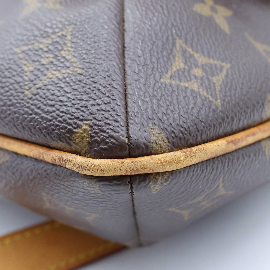 LOUIS VUITTON(ルイヴィトン) モノグラム ミュゼット PVC レザー ショルダーバッグ ブラウン M51256 レディース