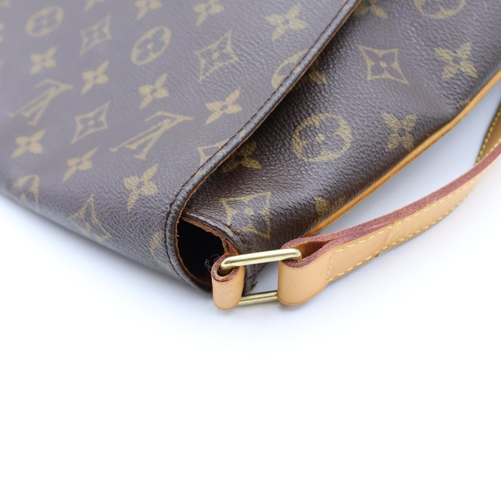 LOUIS VUITTON(ルイヴィトン) モノグラム ミュゼット PVC レザー ショルダーバッグ ブラウン M51256 レディース