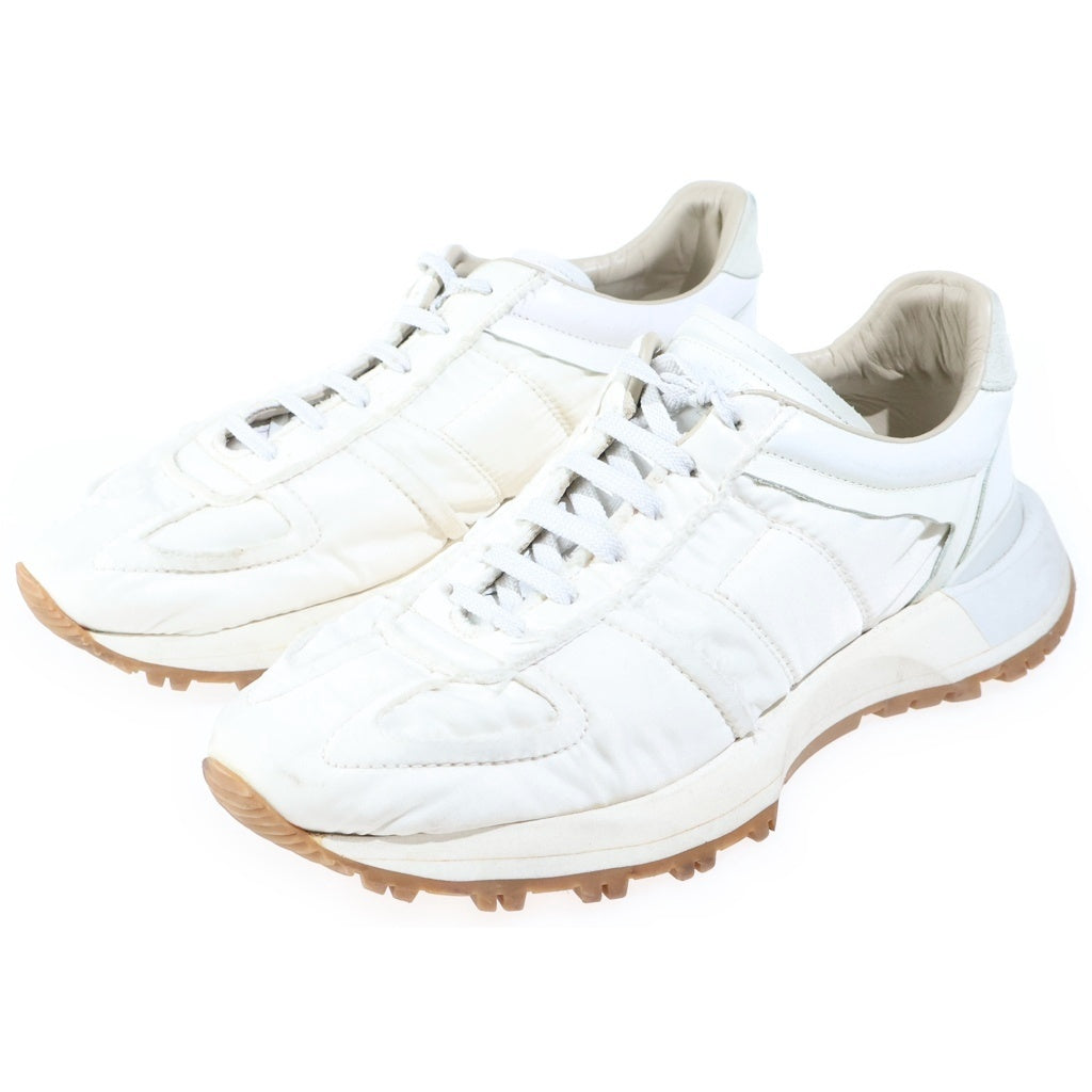 Maison Margiela(メゾンマルジェラ) 50-50 ランニング シューズ スニーカー ホワイト レザー S58WS0213