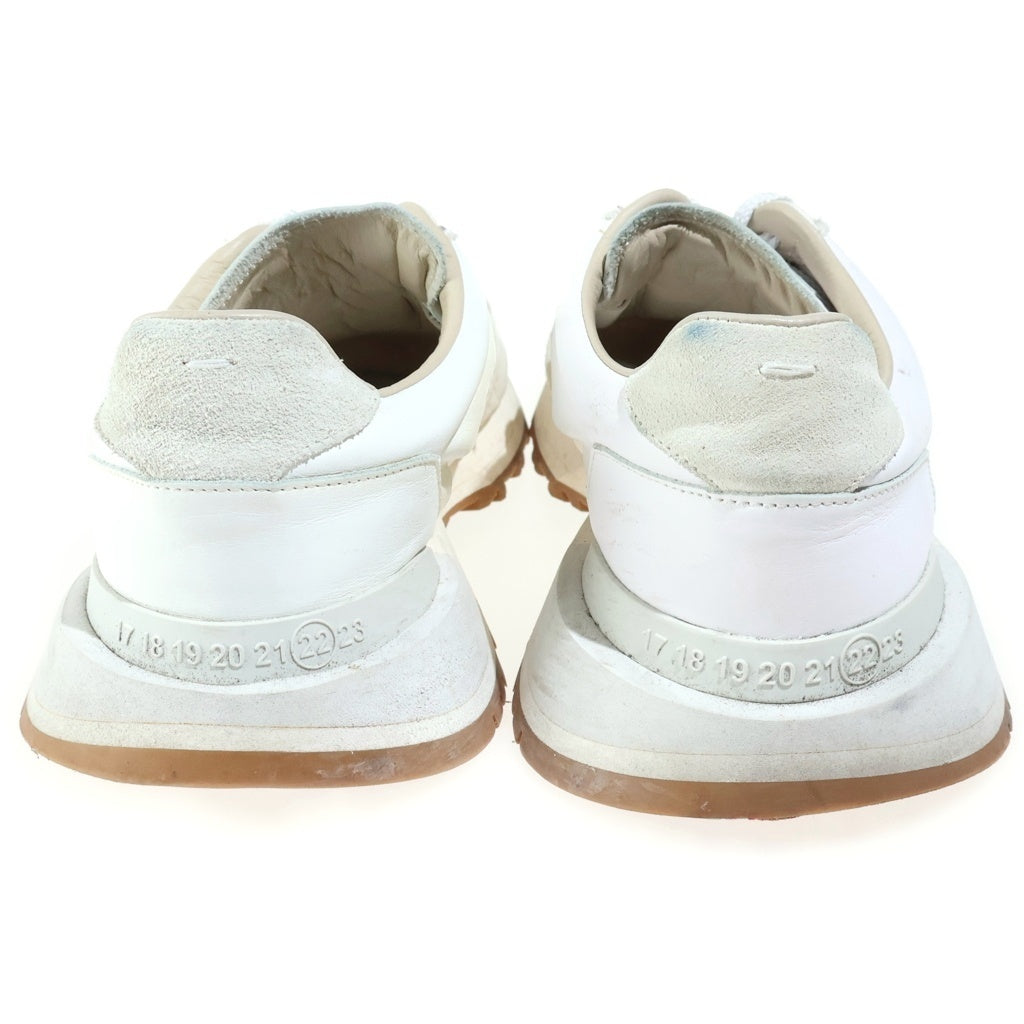 Maison Margiela(メゾンマルジェラ) 50-50 ランニング シューズ スニーカー ホワイト レザー S58WS0213