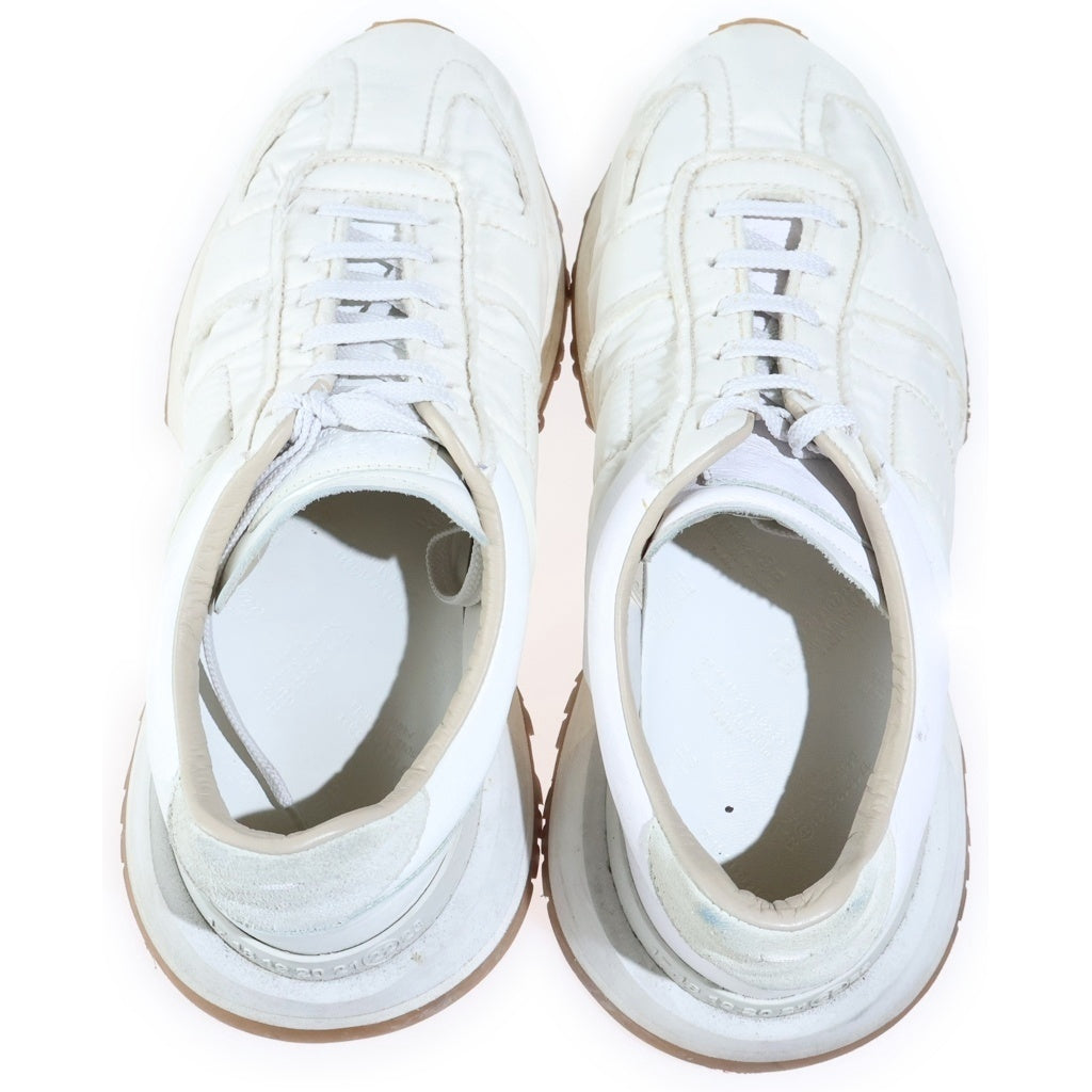 Maison Margiela(メゾンマルジェラ) 50-50 ランニング シューズ スニーカー ホワイト レザー S58WS0213