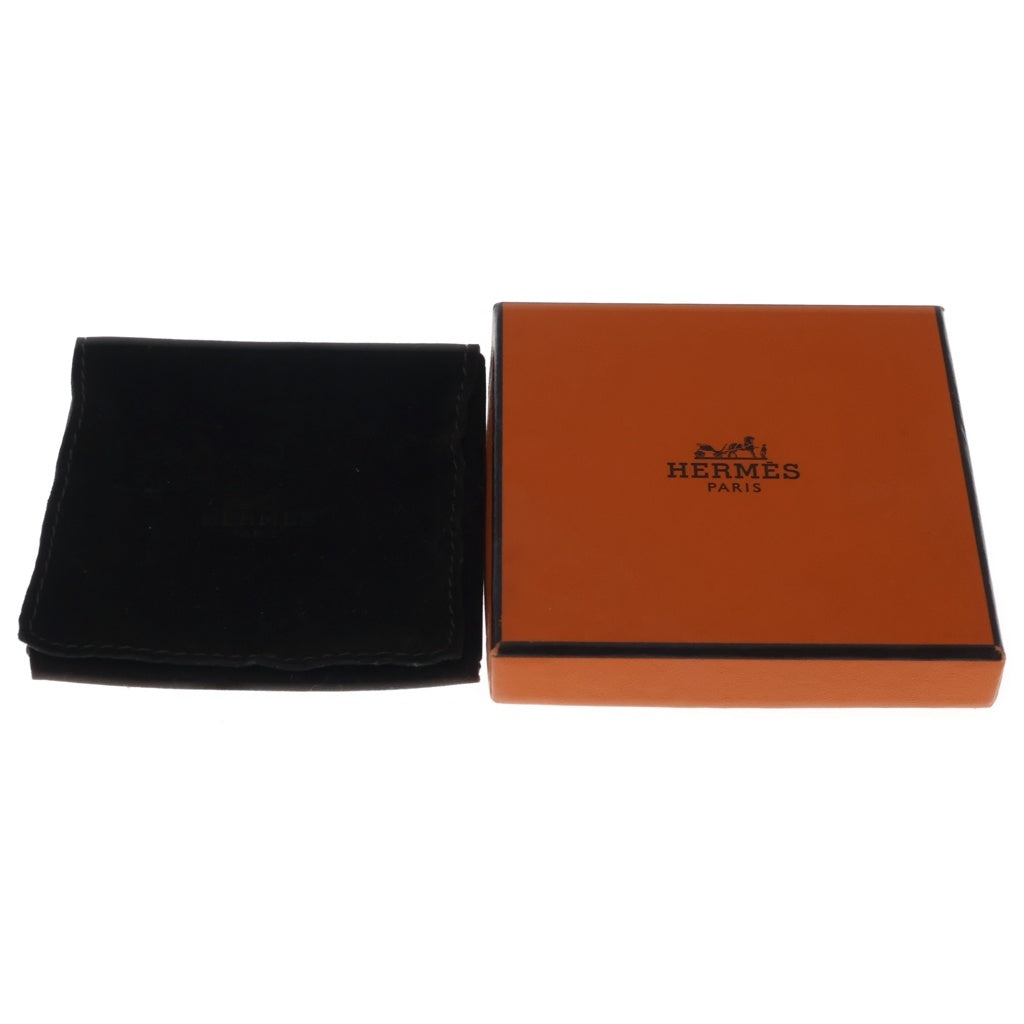 HERMES(エルメス) エマイユPM カレーシュ バングル/ブレスレット ブラック/シルバー レディース