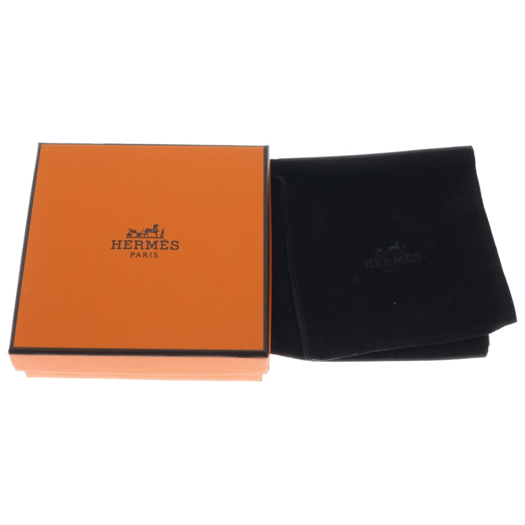 HERMES(エルメス) エマイユGM バングル ブレスレットブラック×ゴールド メタル レディース