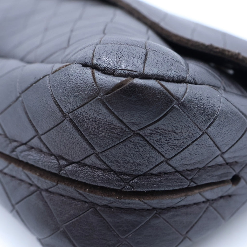 BOTTEGA VENETA(ボッテガヴェネタ) イントレチャート チェーンショルダーバッグ ブラウン レザー 230455-bv レディース