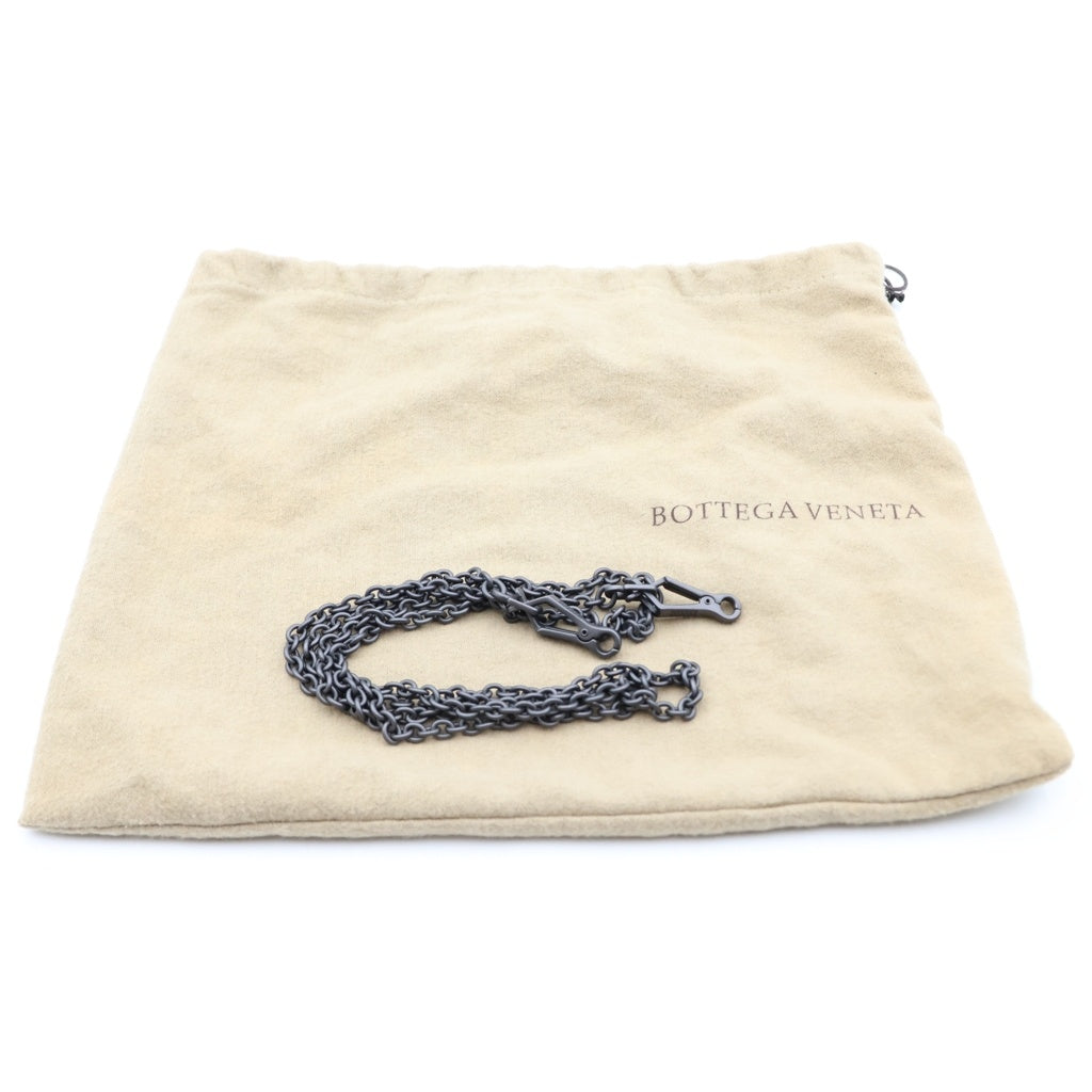 BOTTEGA VENETA(ボッテガヴェネタ) イントレチャート チェーンショルダーバッグ ブラウン レザー 230455-bv レディース