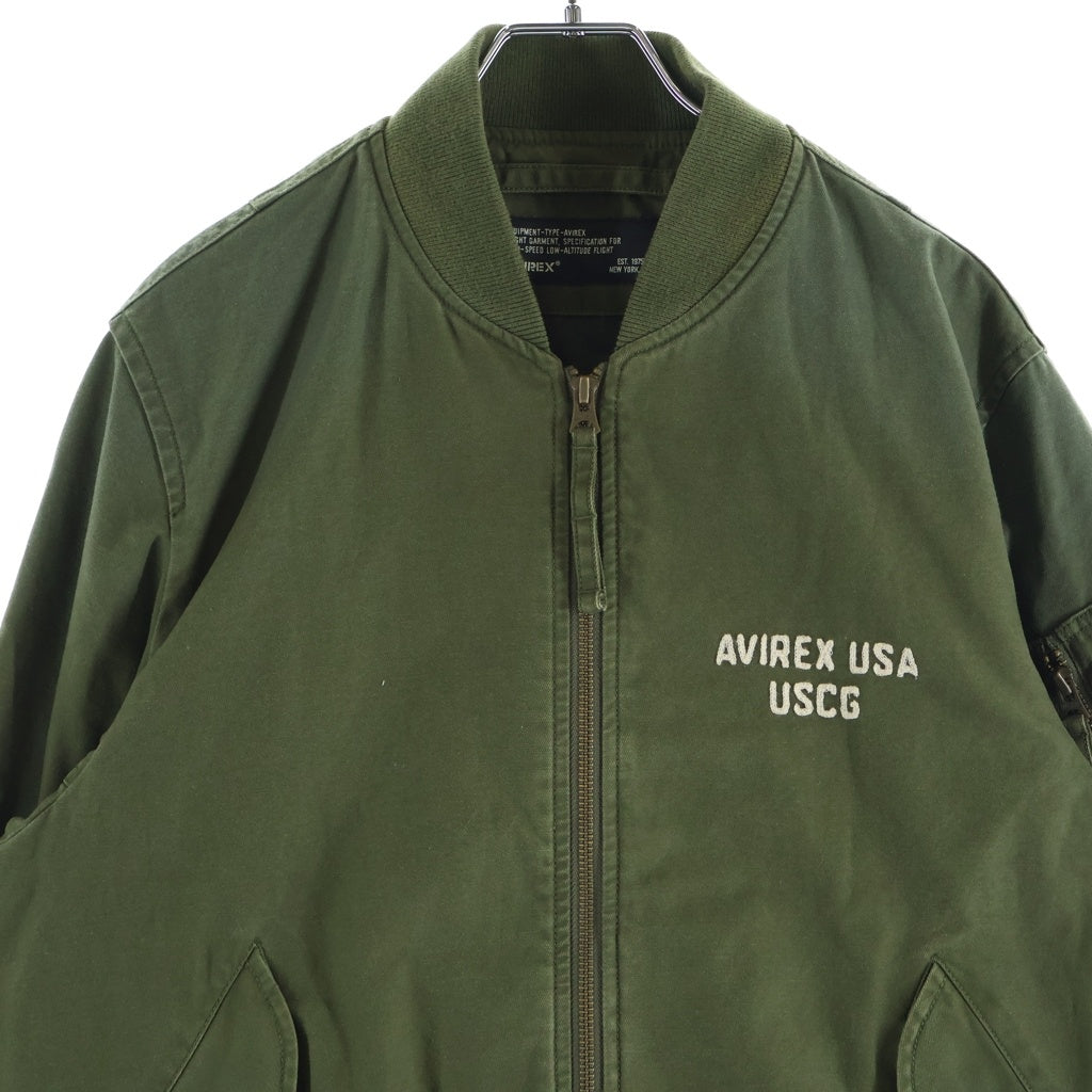 AVIREX(アヴィレックス) コットンライトMA-1 ブルゾンジャケット カーキ #M 783-6152001
