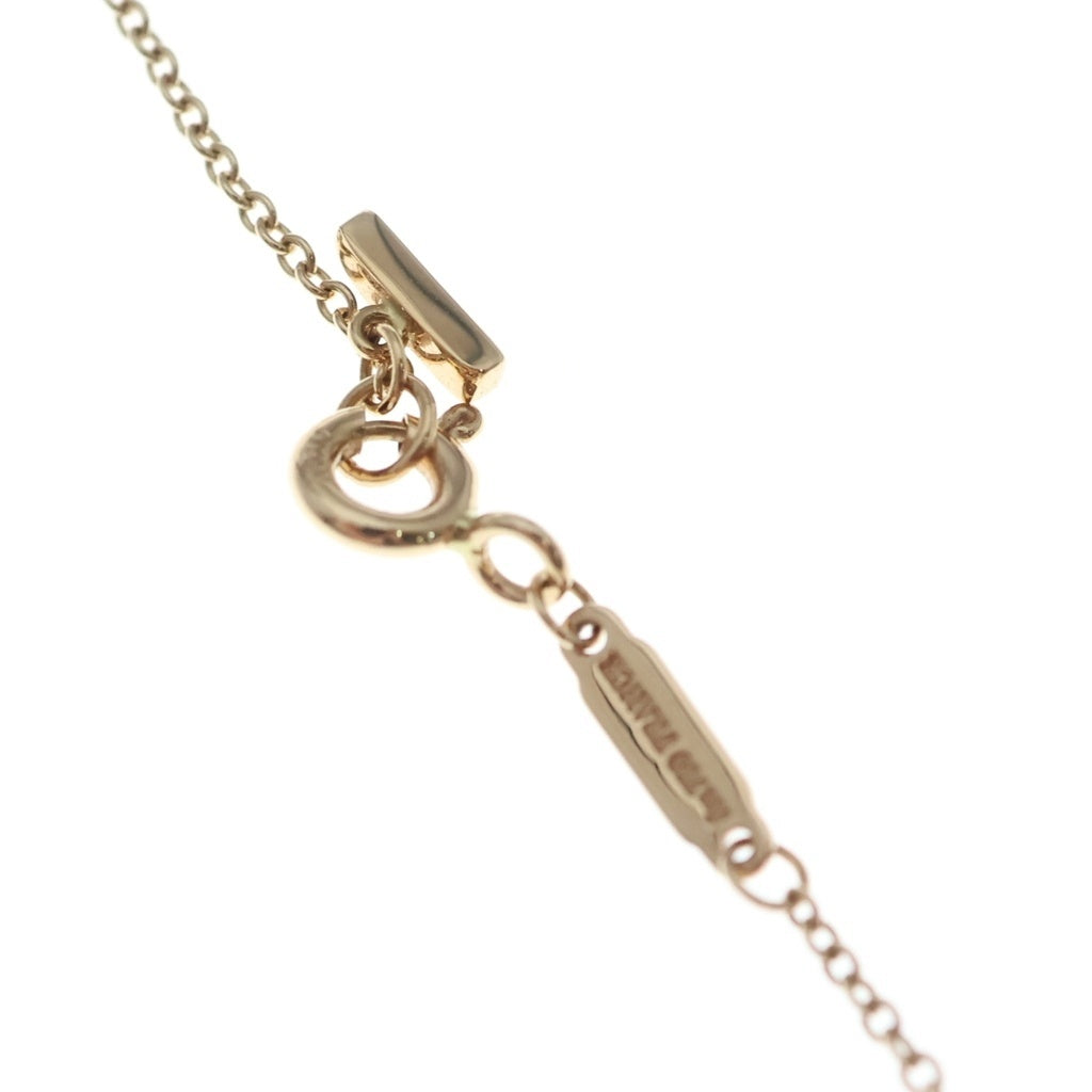 TIFFANY & Co.(ティファニー) Tスマイル ダイヤ スモールネックレス ペンダント チェーン ピンクゴールド Au750PG レディース