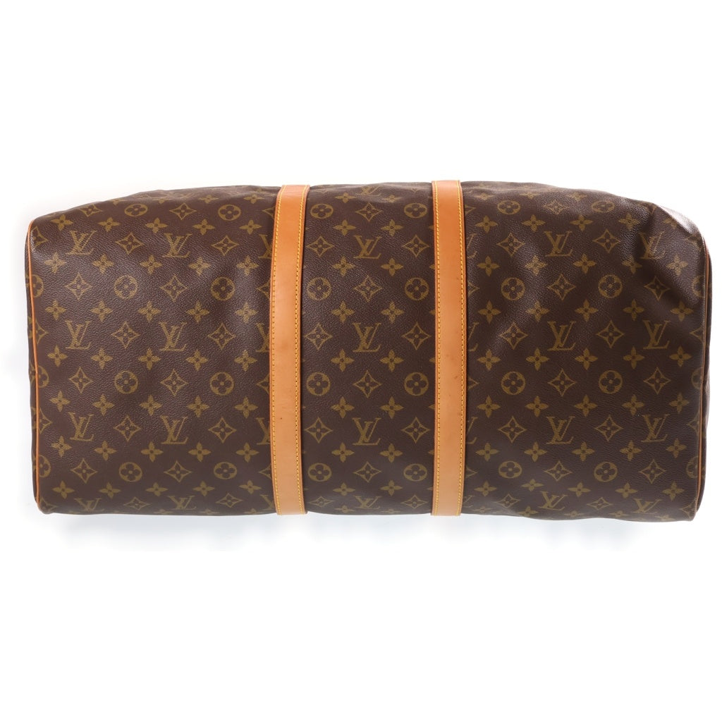 LOUIS VUITTON(ルイヴィトン) モノグラム キーポル55 ボストンバッグ ブラウン PVCレザー M41424