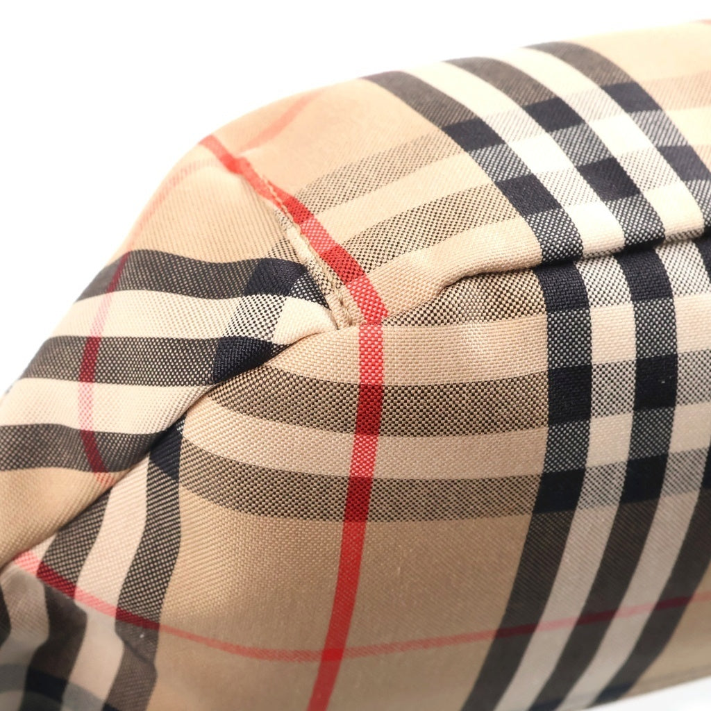 BURBERRY(バーバリー) ノバチェック ボディウエストバッグ ブラウン ナイロン レディース