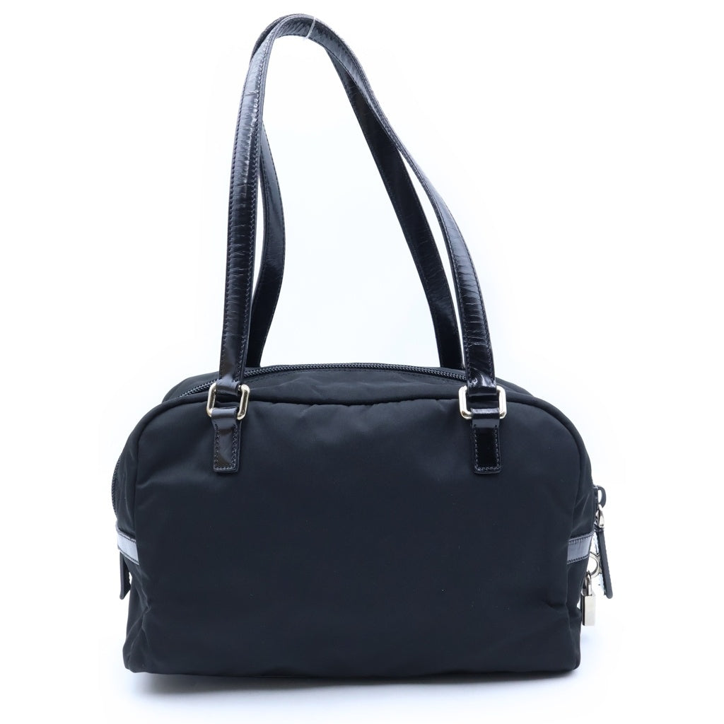 PRADA(プラダ) ミニボストンバッグ ブラック ナイロン ハンドバッグ BR3150 レディース
