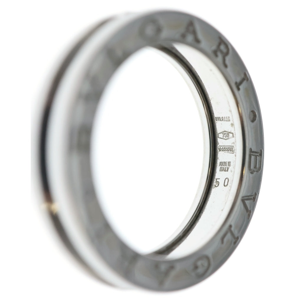BVLGARI(ブルガリ) ビーゼロワン リング ホワイトゴールド Au750WG #50 レディース