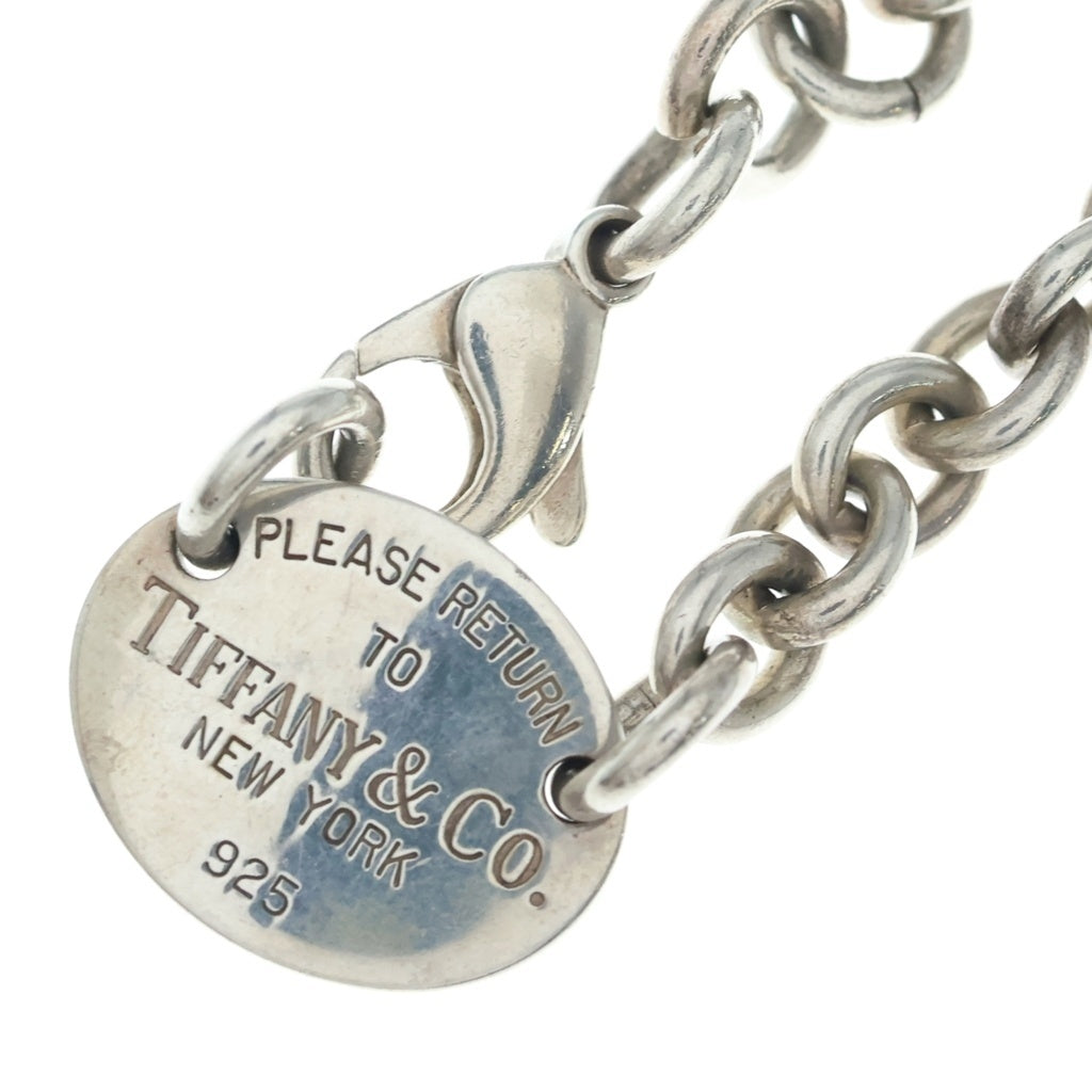 TIFFANY & Co.(ティファニー) リターン トゥ ティファニー オーバル タグ ネックレス Ag925 シルバー レディース