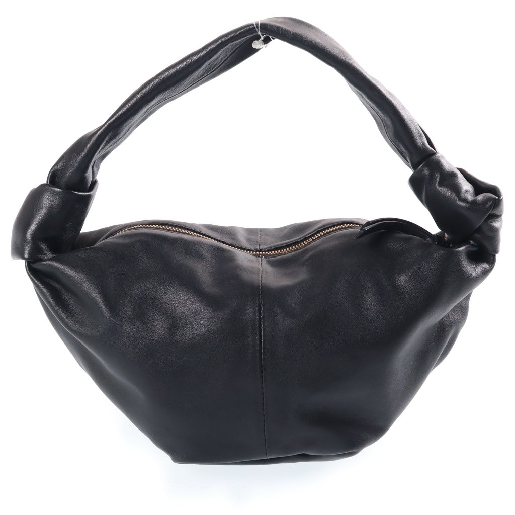 BOTTEGA VENETA(ボッテガヴェネタ) ダブルノット ハンドバッグ ブラック レザー レディース