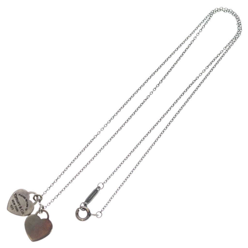 TIFFANY & Co.(ティファニー) リターントゥティファニー ダブルハート ネックレス Ag925 シルバー レディース