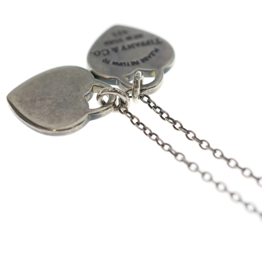 TIFFANY & Co.(ティファニー) リターントゥティファニー ダブルハート ネックレス Ag925 シルバー レディース
