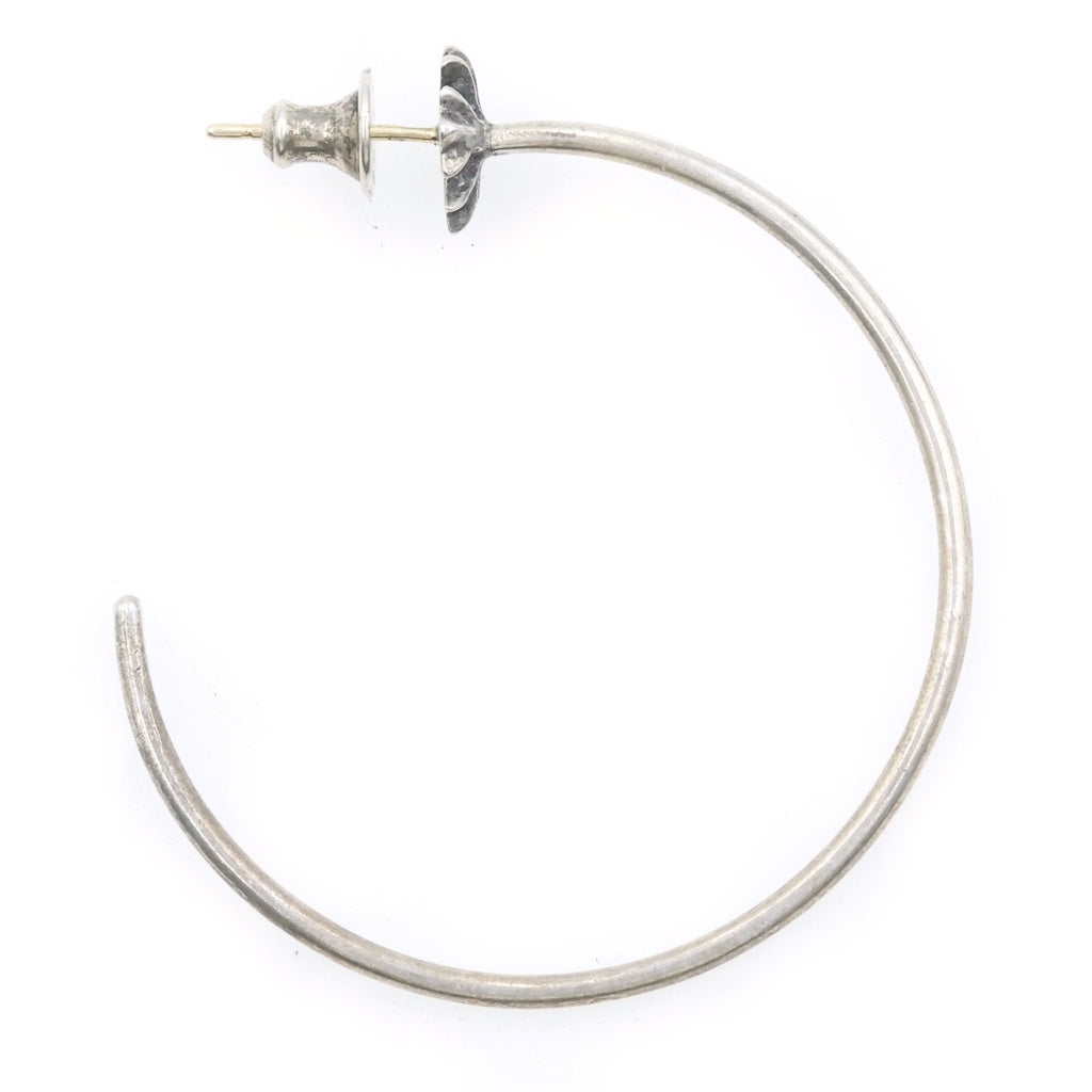 CHROME HEARTS(クロムハーツ) HOOP CH PLS CHプラス フープ ピアス シルバー BCA099