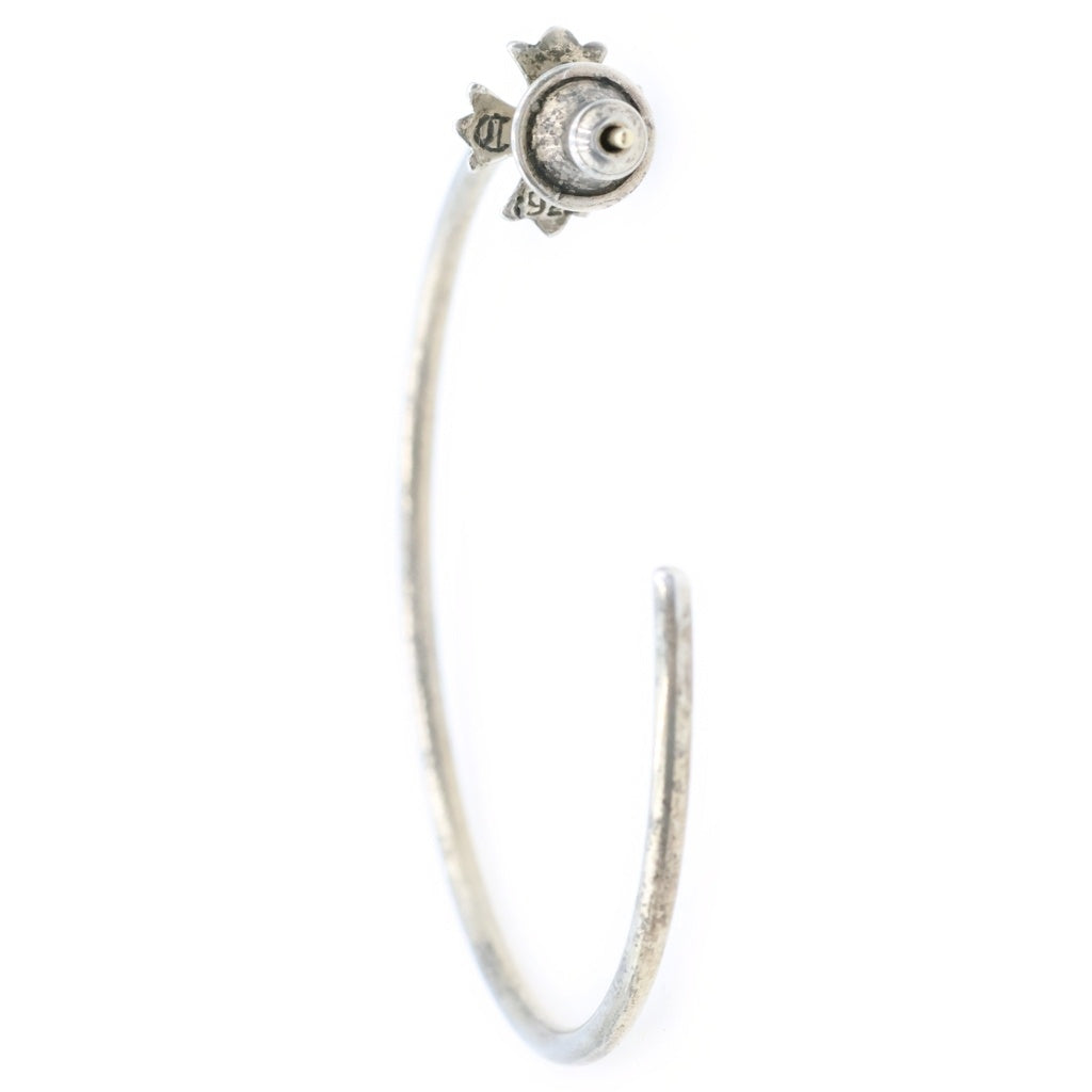 CHROME HEARTS(クロムハーツ) HOOP CH PLS CHプラス フープ ピアス シルバー BCA099