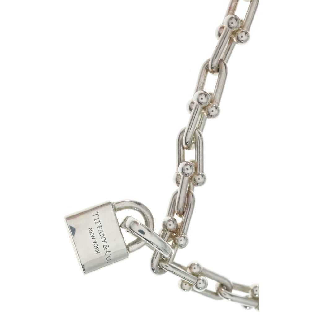 TIFFANY & Co.(ティファニー) ハードウェア ラップ ネックレス チェーン シルバー Ag925 レディース