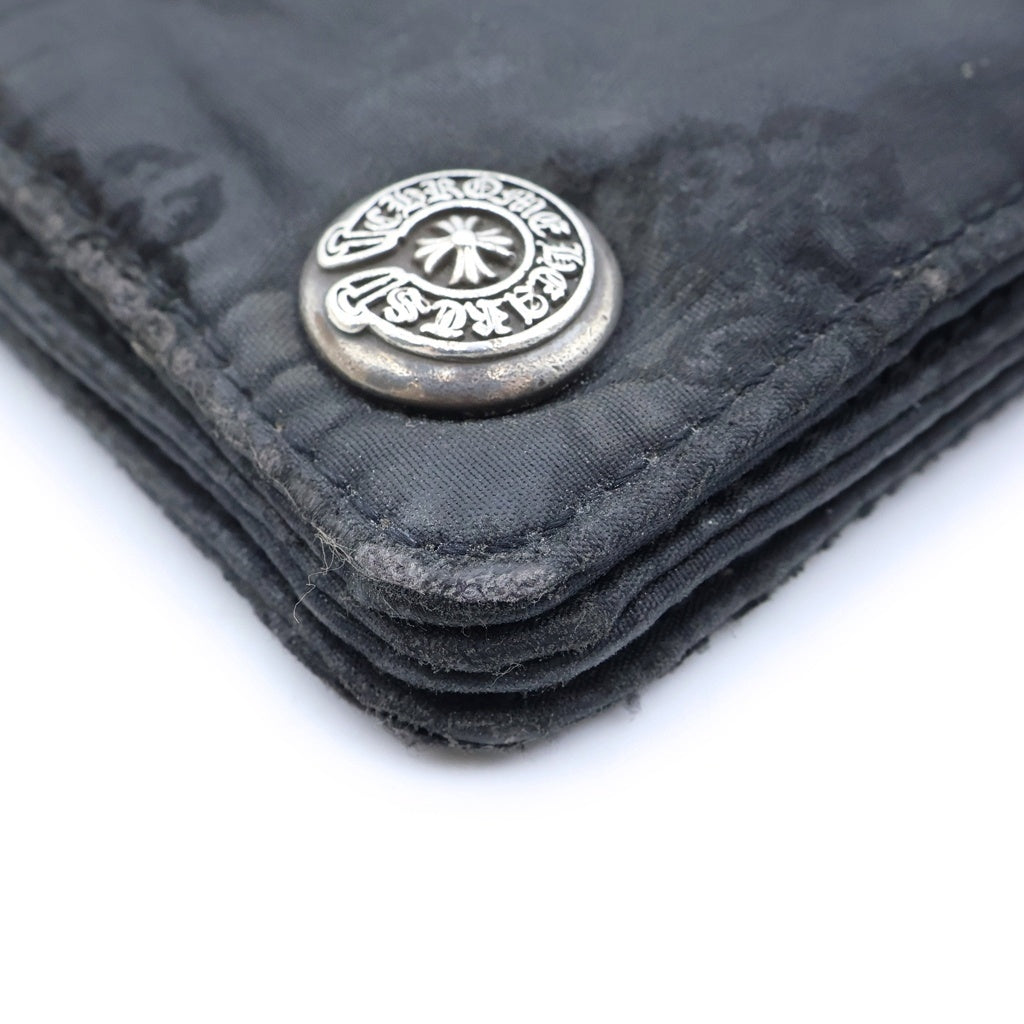 CHROME HEARTS(クロムハーツ) 2ZIPウォレット ナイロン 二つ折り財布 ブラック