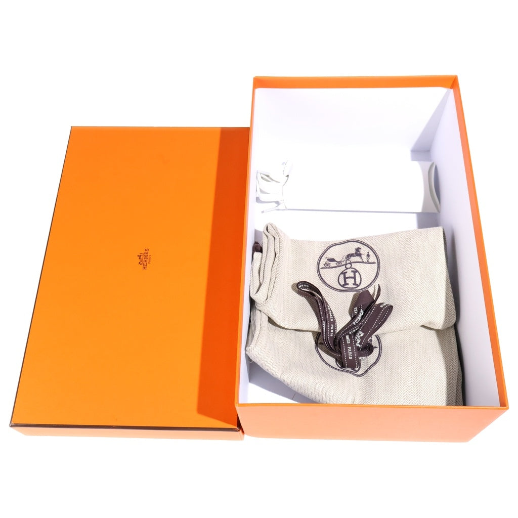 HERMES(エルメス) バウンシング Hロゴ メッシュ スエードレザー ローカットシューズ スニーカー ブラック レディース