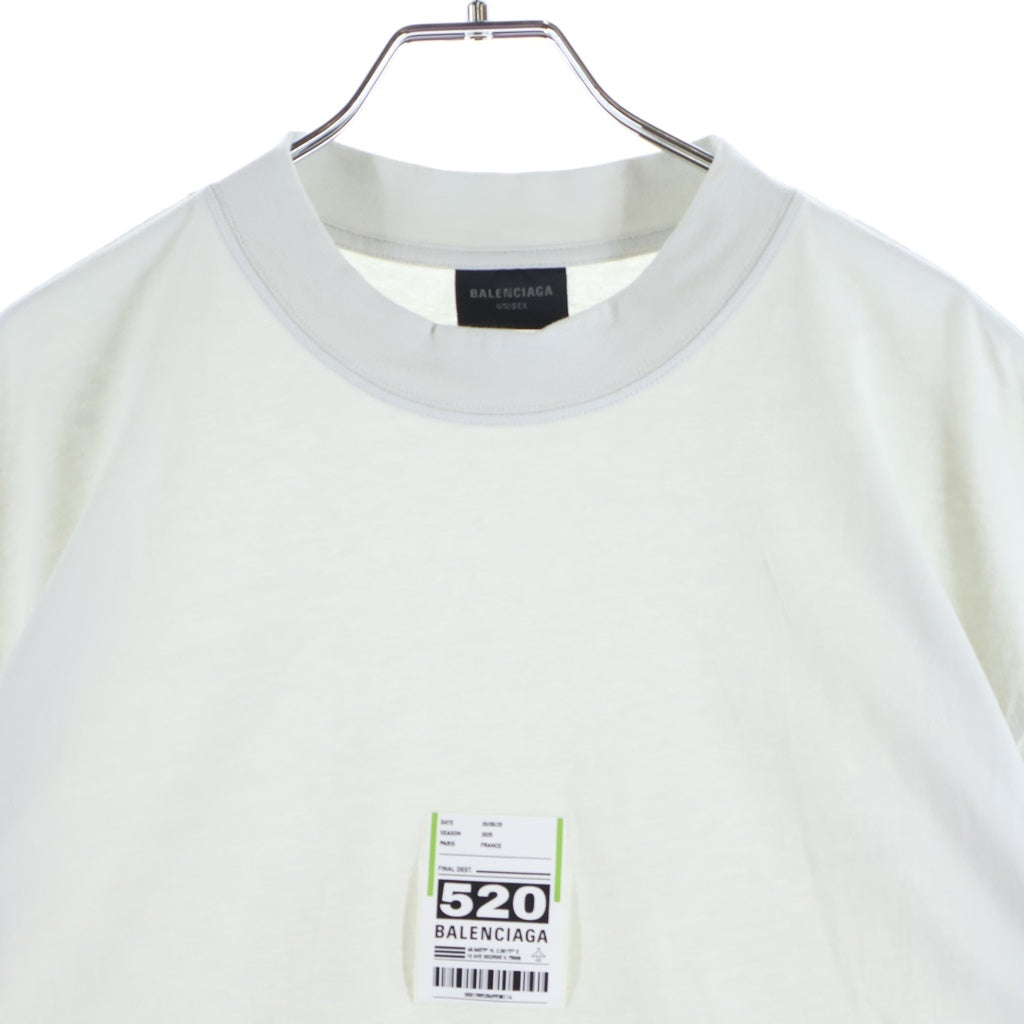 BALENCIAGA(バレンシアガ) フライトシール 半袖Tシャツ カットソー ライトブルー #XXS 764235 レディース
