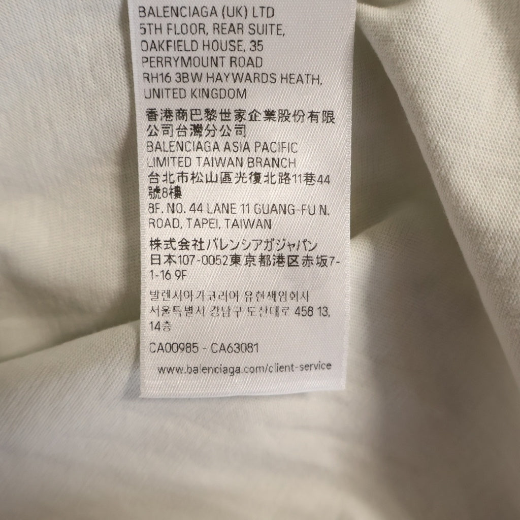 BALENCIAGA(バレンシアガ) フライトシール 半袖Tシャツ カットソー ライトブルー #XXS 764235 レディース