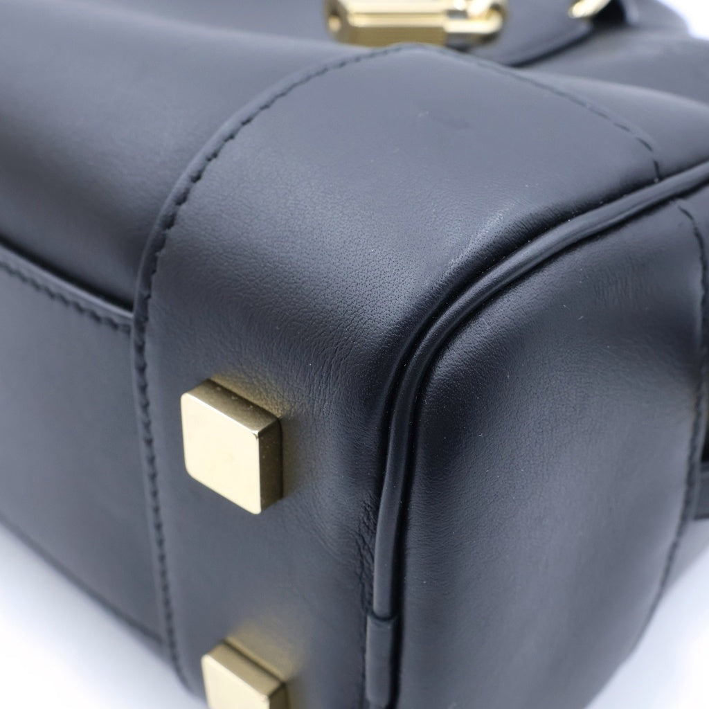 LOEWE(ロエベ) アマソナ23 ハンドバッグ 2way ショルダー レザー ブラック レディース