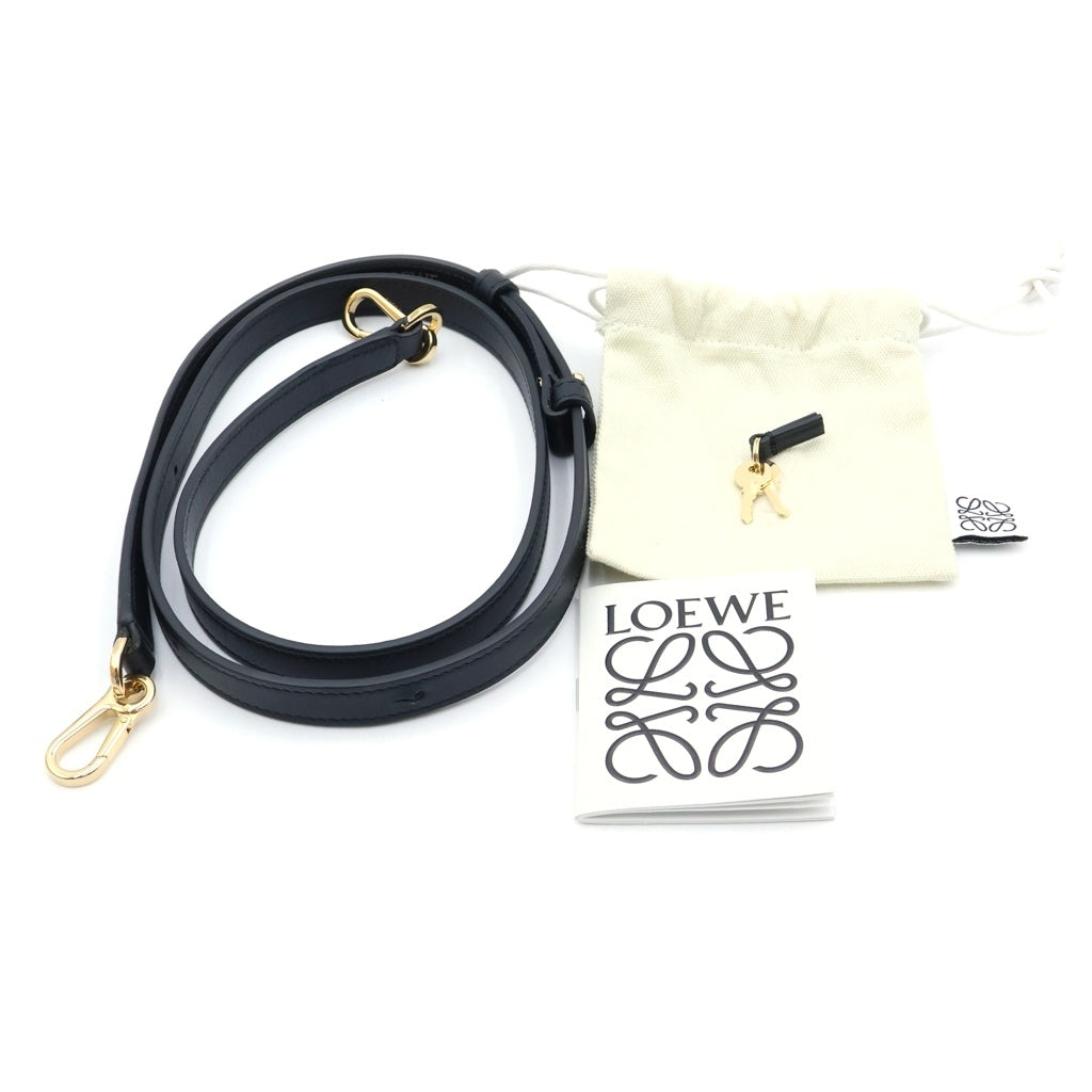 LOEWE(ロエベ) アマソナ23 ハンドバッグ 2way ショルダー レザー ブラック レディース