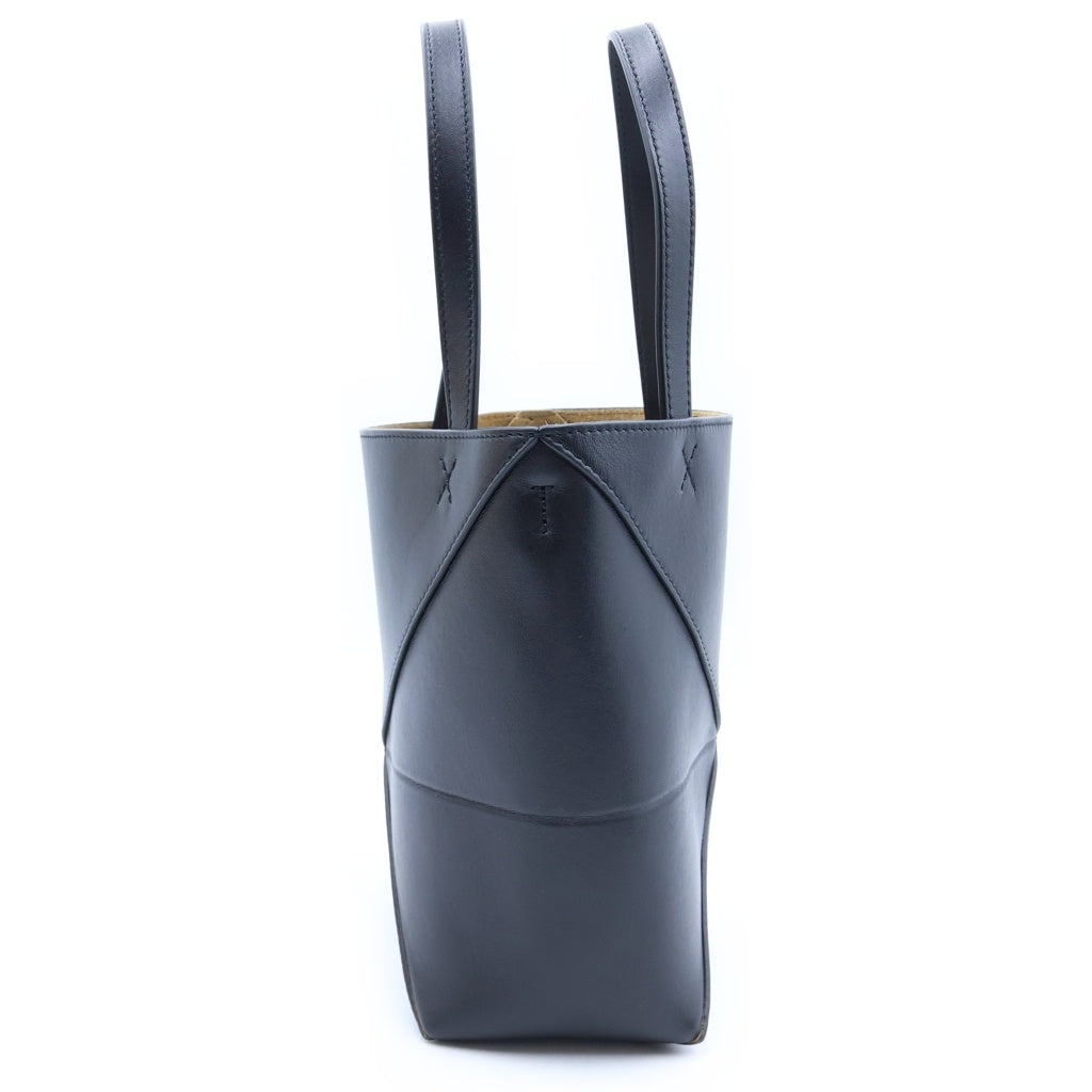 LOEWE(ロエベ) パズルフォルド トートバッグ 2way ショルダー ミニ レザー ブラック レディース