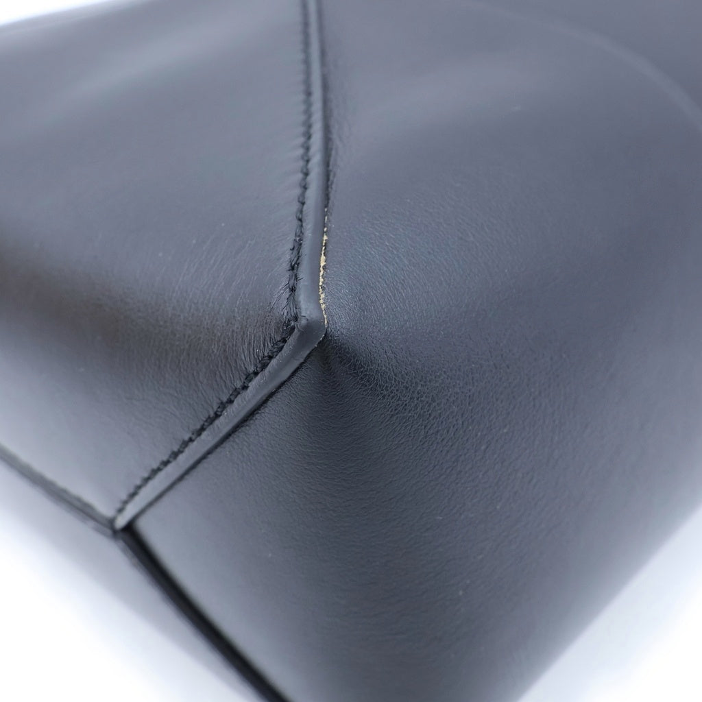 LOEWE(ロエベ) パズルフォルド トートバッグ 2way ショルダー ミニ レザー ブラック レディース