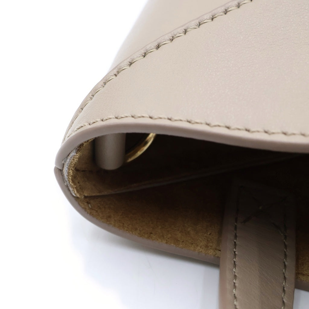 LOEWE(ロエベ) パズルフォルド トートバッグ 2way ショルダー ミニ レザー ベージュ レディース