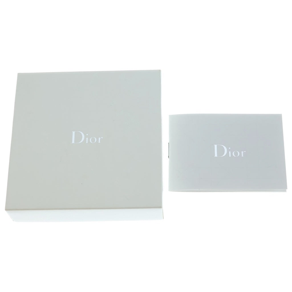 Christian Dior(クリスチャンディオール) ラインストーン ハート クローバー モチーフ ネックレス ペンダント チェーン ゴールド GP レディース