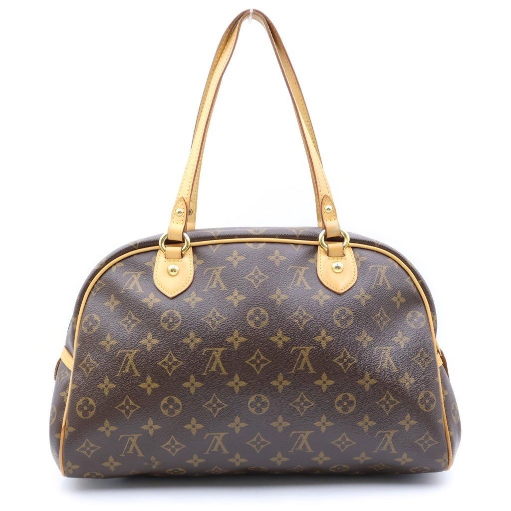 LOUIS VUITTON(ルイヴィトン) モントグレイユGM ショルダーバッグ ボストンバッグ PVCレザー ブラウン M95566 レディース