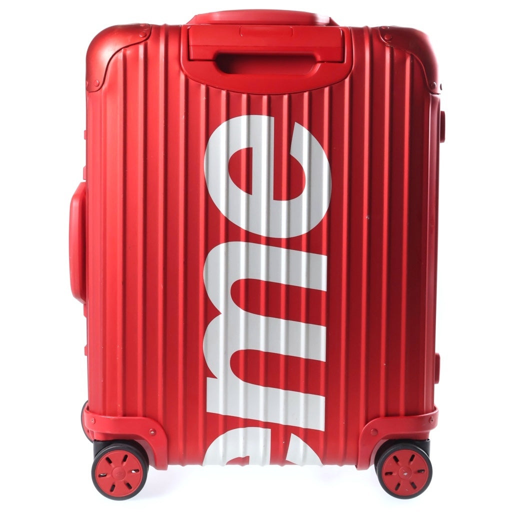 SUPREME(シュプリーム) 18SS ×RIMOWA Topas Multiwheel 45L リモワ トパーズ マルチウィール キャリーケース スーツケース レッド