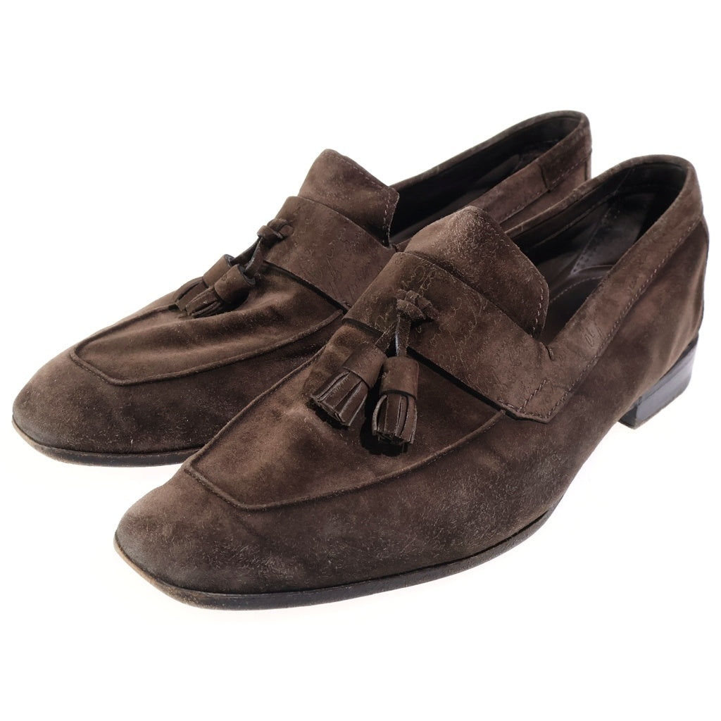 Berluti(ベルルッティ) ロレンツォ ローファー ブラウン スエード 革靴