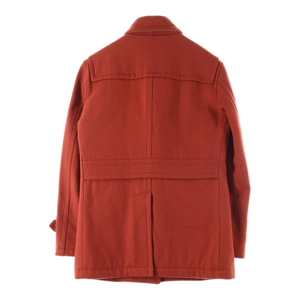 BURBERRY BLACK LABEL(バーバリー ブラックレーベル) ダッフルコート 中綿 レッド ウール