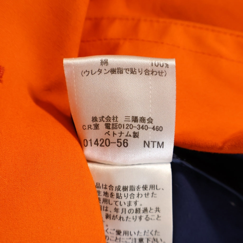BLACK LABEL CRESTBRIDGE(ブラックレーベルクレストブリッジ) トレンチコート ステンカラー オレンジ コットン