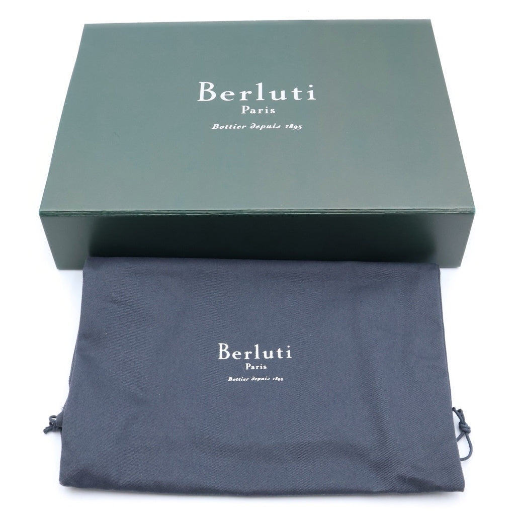 Berluti(ベルルッティ) ニノGM クラッチバッグ セカンドバッグ ポーチ カーキブラウン レザー